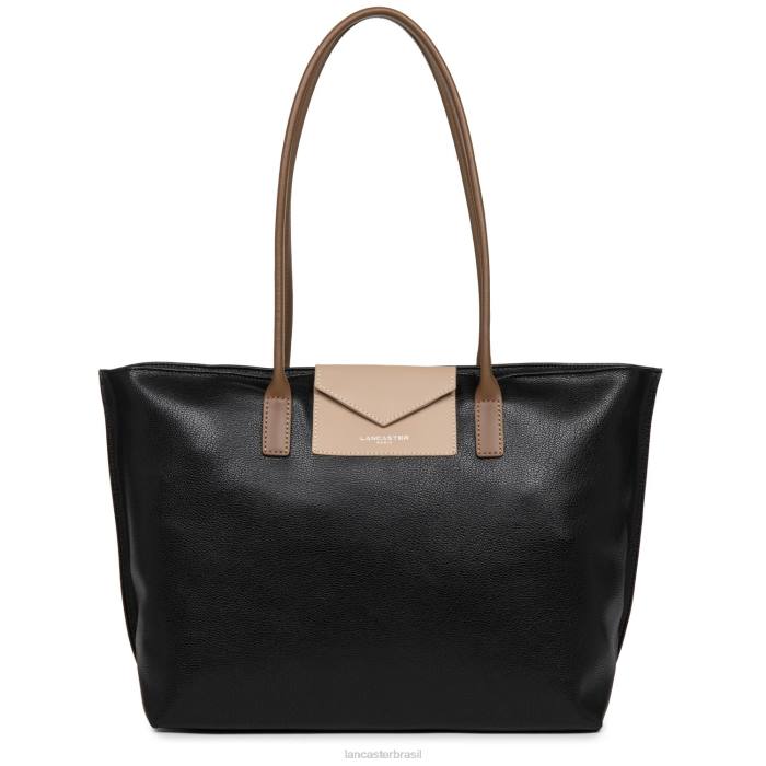 mulheres Lancaster Paris noir-nude-vison bolsa grande maia RBF4705