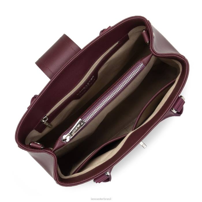 mulheres Lancaster Paris pourpre-orquídea m sacola cidade mae RBF43599