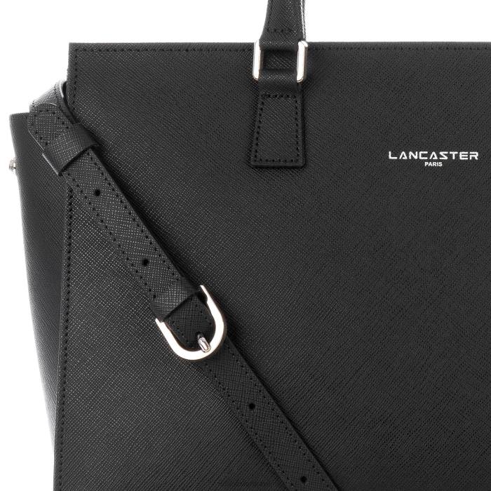 mulheres Lancaster Paris preto bolsa tote saffiano intemporel RBF43622