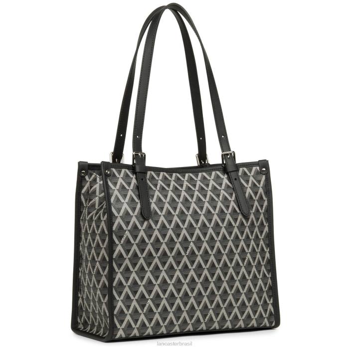 mulheres Lancaster Paris preto ícone de bolsa pequena RBF44360