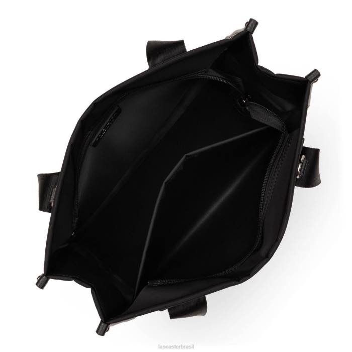 mulheres Lancaster Paris preto m sacola faculdade básica RBF44471