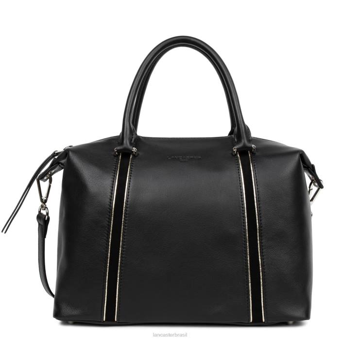 mulheres Lancaster Paris preto sacola melodia suave RBF42996