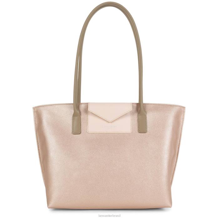 mulheres Lancaster Paris rosa nácar-rosa-nu bolsa tote maya RBF42847