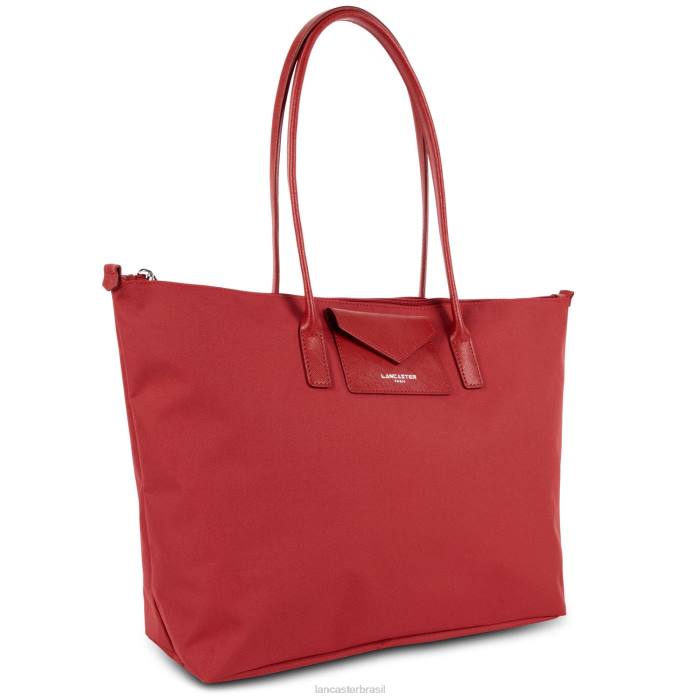mulheres Lancaster Paris rouge bolsa grande smart kba RBF4628