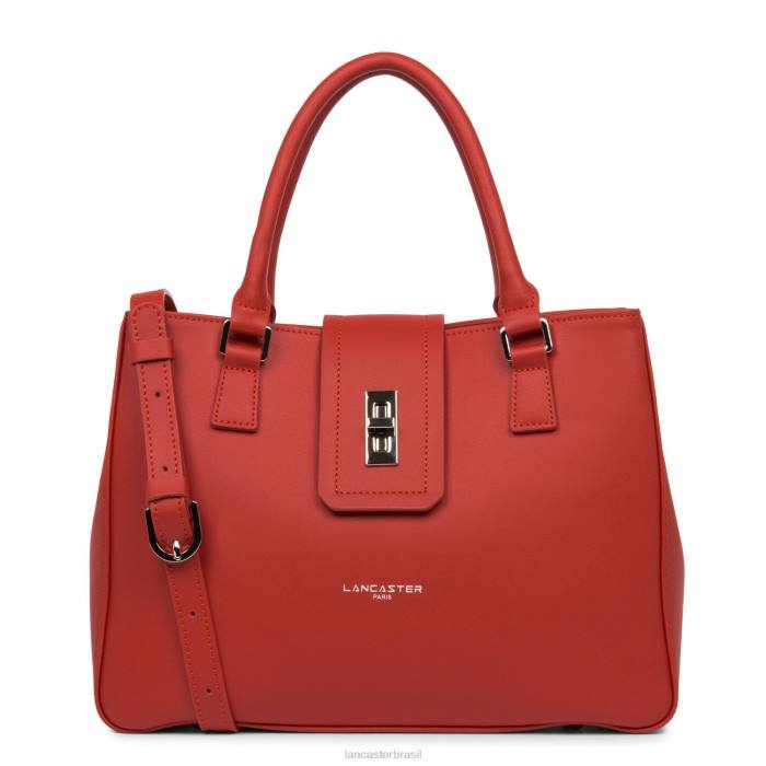 mulheres Lancaster Paris rouge m sacola cidade mae RBF43587