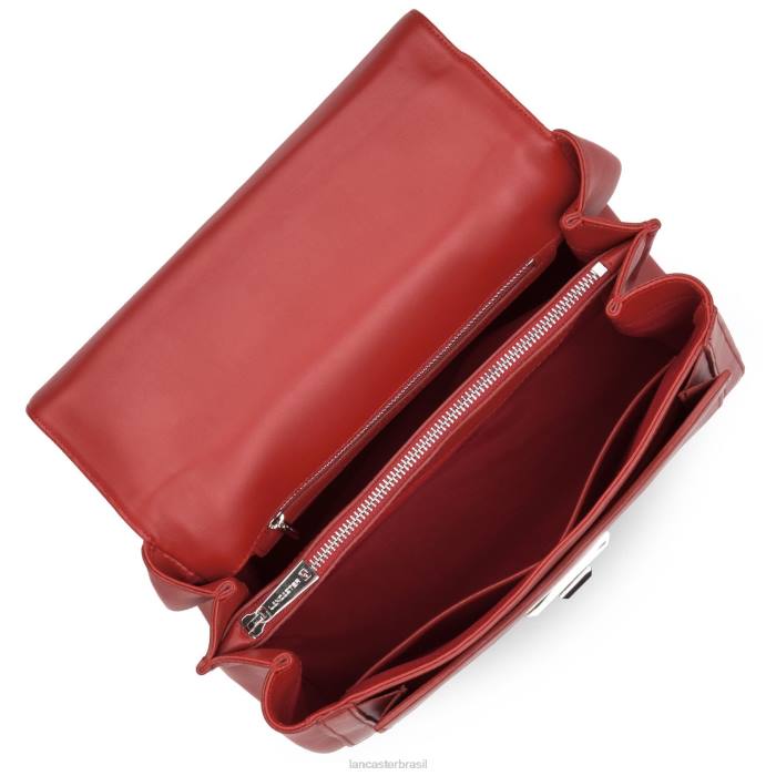 mulheres Lancaster Paris vermelho croco bolsa tote parisienne sophia RBF43609