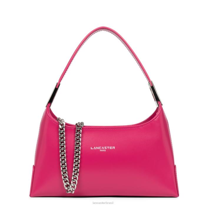 mulheres Lancaster Paris Fuxia bolsa baguete pequena suave ace RBF41276