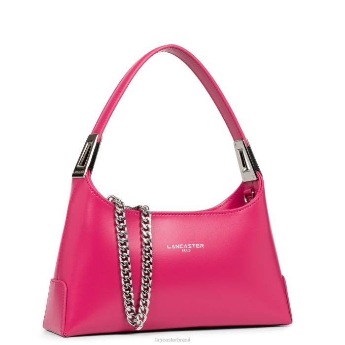 mulheres Lancaster Paris Fuxia bolsa baguete pequena suave ace RBF41276