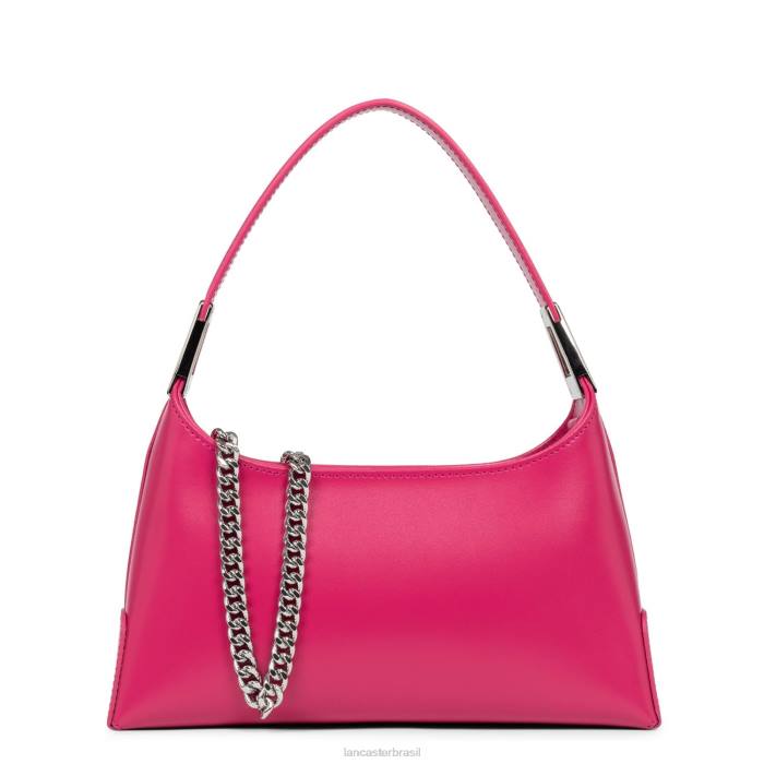 mulheres Lancaster Paris Fuxia bolsa baguete pequena suave ace RBF41276