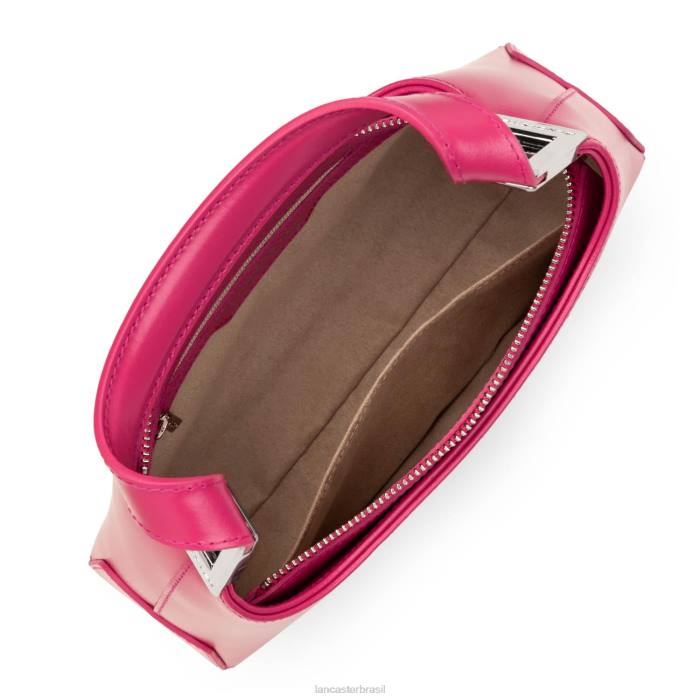 mulheres Lancaster Paris Fuxia bolsa baguete pequena suave ace RBF41276