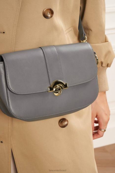 mulheres Lancaster Paris Gris Chaud bolsa baguete paris medaille RBF4899