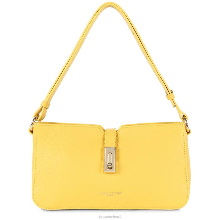 mulheres Lancaster Paris amarelo bolsa baguete foulonne milano RBF44136