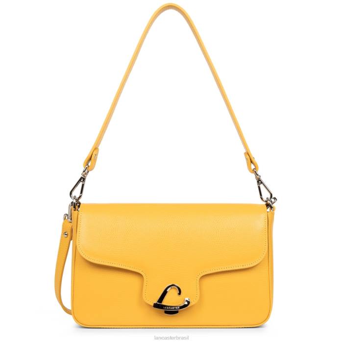 mulheres Lancaster Paris amarelo bolsa baguete lucertola RBF43247