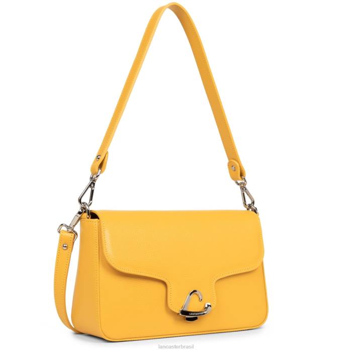 mulheres Lancaster Paris amarelo bolsa baguete lucertola RBF43247
