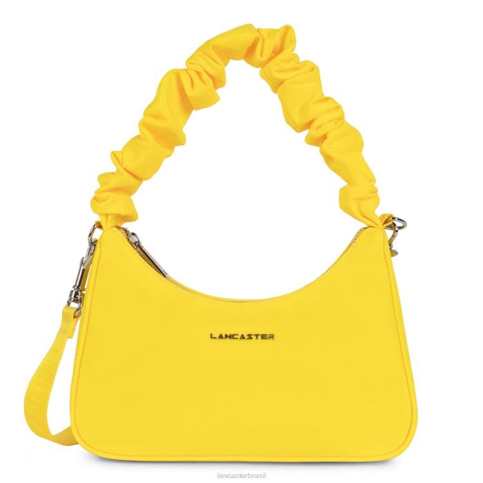 mulheres Lancaster Paris amarelo bolsa baguete pequena chouchou básica RBF487