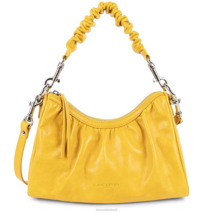 mulheres Lancaster Paris amarelo bolsa baguete retrô chouchou RBF41106