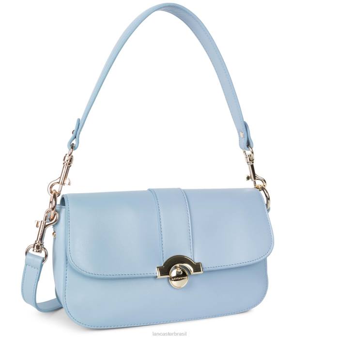 mulheres Lancaster Paris azul celeste bolsa baguete paris medaille RBF4896