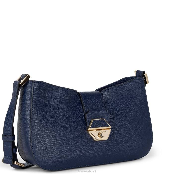 mulheres Lancaster Paris azul fonce bolsa baguete delphino RBF42474