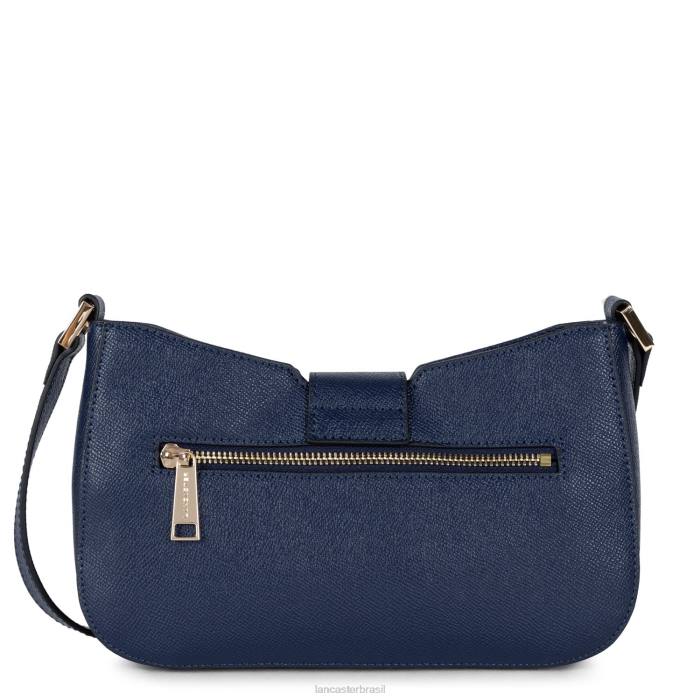 mulheres Lancaster Paris azul fonce bolsa baguete delphino RBF42474
