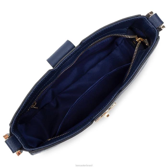 mulheres Lancaster Paris azul fonce bolsa baguete delphino RBF42474