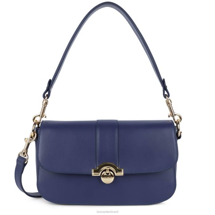 mulheres Lancaster Paris azul roi bolsa baguete paris medaille RBF4897