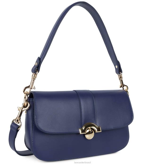 mulheres Lancaster Paris azul roi bolsa baguete paris medaille RBF4897