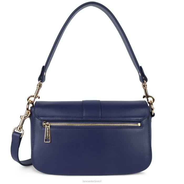 mulheres Lancaster Paris azul roi bolsa baguete paris medaille RBF4897
