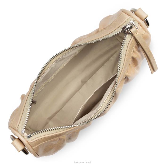 mulheres Lancaster Paris bege bolsa baguete retrô chouchou RBF41104