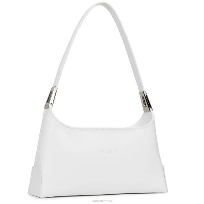 mulheres Lancaster Paris branco m bolsa baguete suave ace RBF4440
