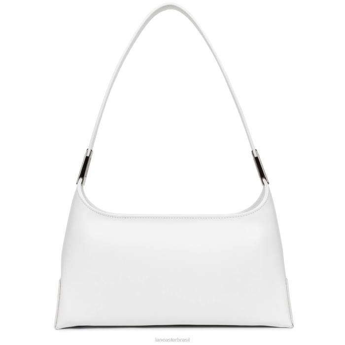 mulheres Lancaster Paris branco m bolsa baguete suave ace RBF4440