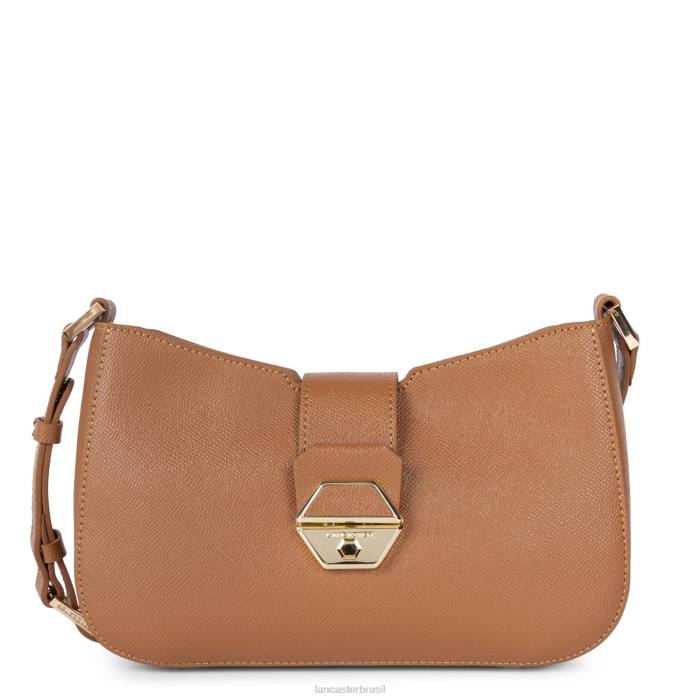 mulheres Lancaster Paris camelo bolsa baguete delphino RBF42479