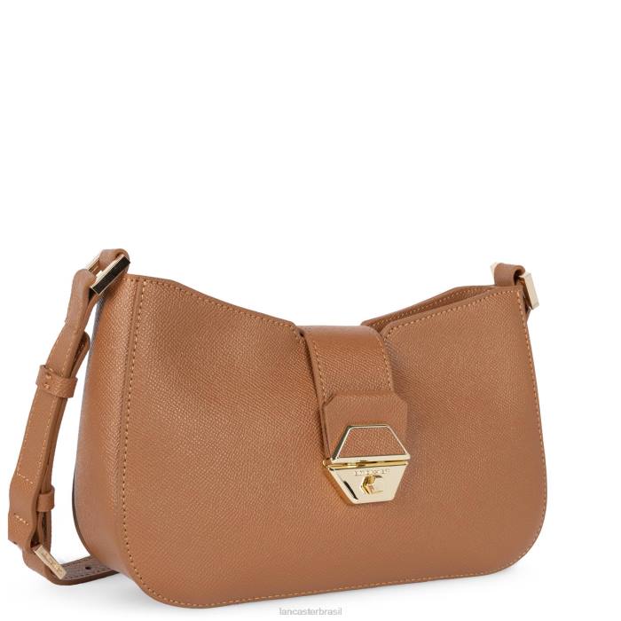 mulheres Lancaster Paris camelo bolsa baguete delphino RBF42479