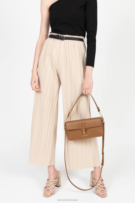 mulheres Lancaster Paris camelo bolsa baguete foulonne milano RBF4301