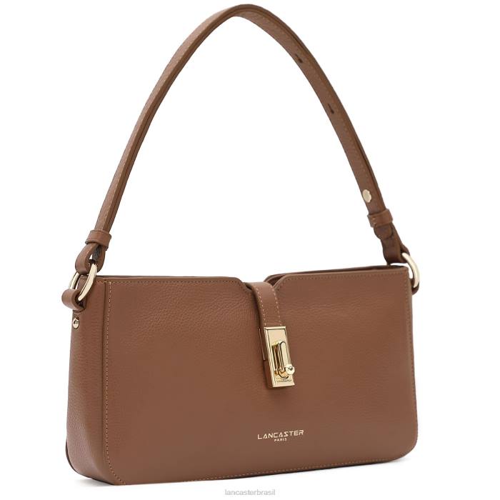 mulheres Lancaster Paris camelo bolsa baguete foulonne milano RBF44138