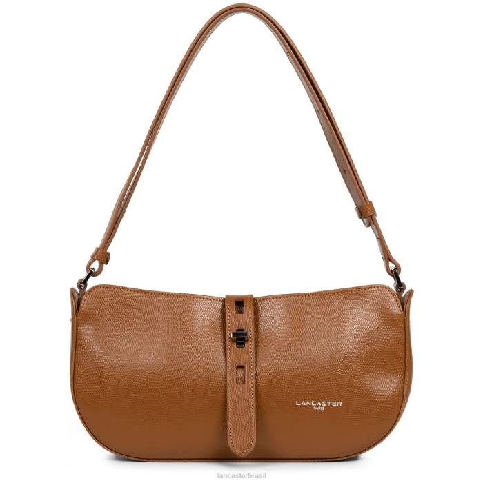 mulheres Lancaster Paris camelo bolsa baguete lucertola RBF44164
