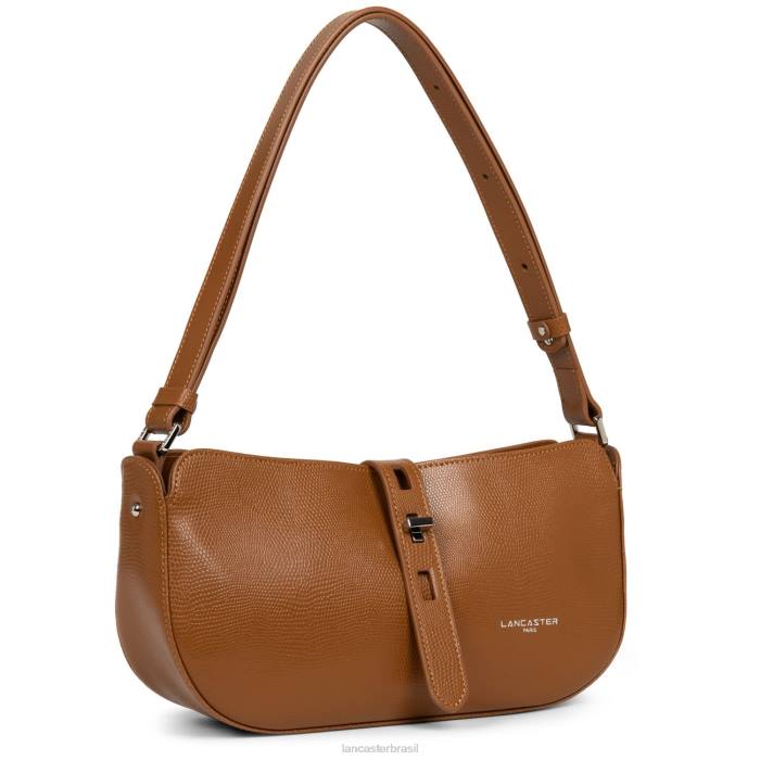 mulheres Lancaster Paris camelo bolsa baguete lucertola RBF44164