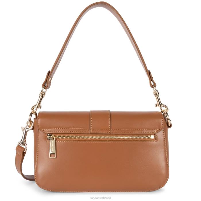 mulheres Lancaster Paris camelo bolsa baguete paris medaille RBF4890