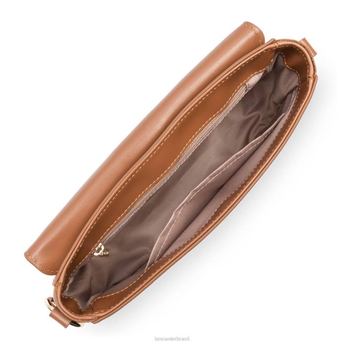 mulheres Lancaster Paris camelo bolsa baguete paris medaille RBF4890