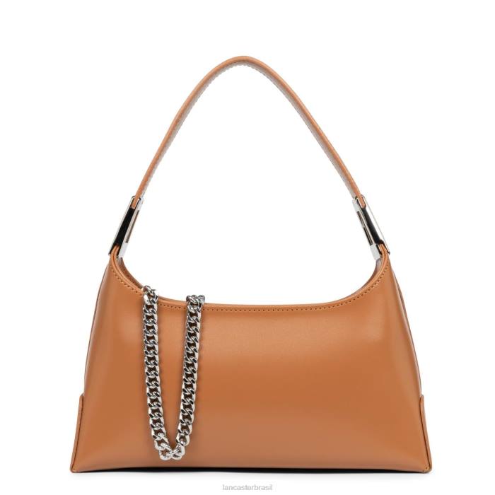 mulheres Lancaster Paris camelo bolsa baguete pequena suave ace RBF41274