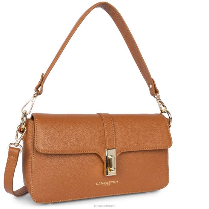 mulheres Lancaster Paris caramelo bolsa baguete foulonne milano RBF4313
