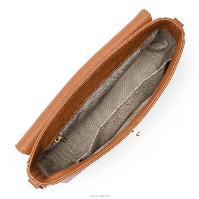 mulheres Lancaster Paris caramelo bolsa baguete foulonne milano RBF4313