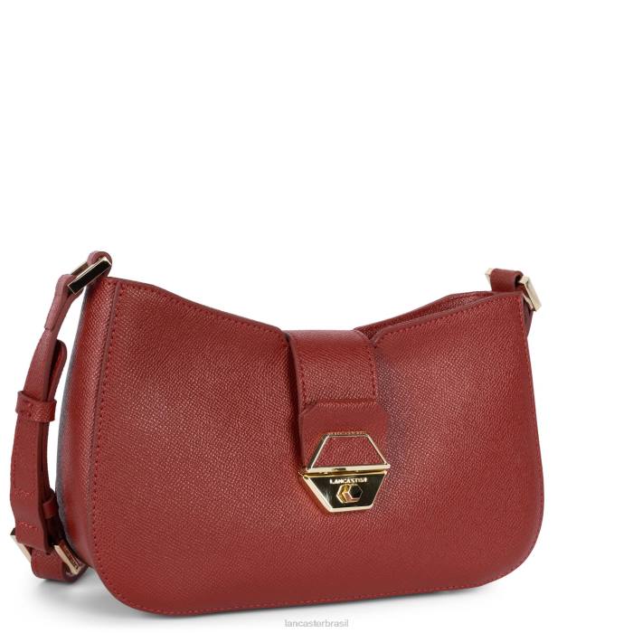 mulheres Lancaster Paris carmim bolsa baguete delphino RBF42481