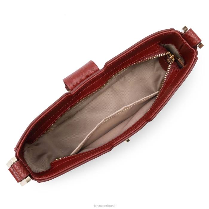 mulheres Lancaster Paris carmim bolsa baguete delphino RBF42481