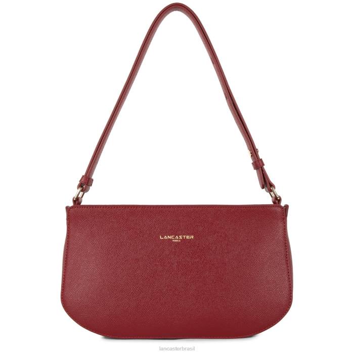 mulheres Lancaster Paris carmim bolsa baguete delphino RBF44184