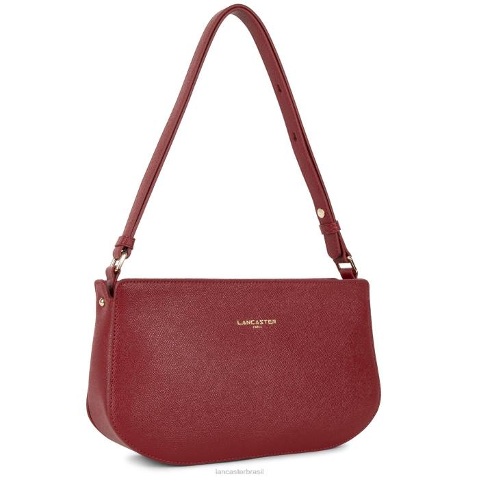 mulheres Lancaster Paris carmim bolsa baguete delphino RBF44184