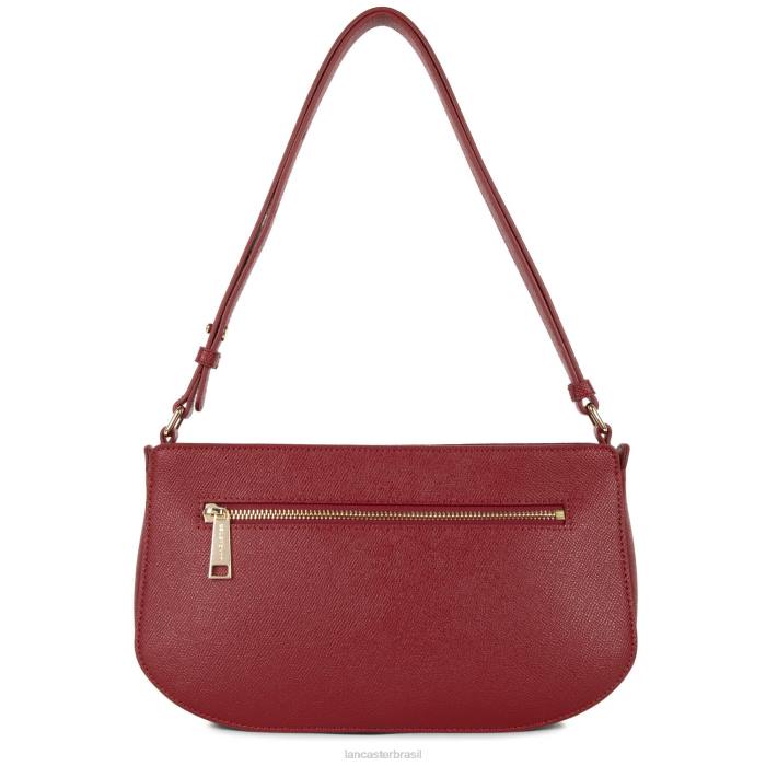 mulheres Lancaster Paris carmim bolsa baguete delphino RBF44184