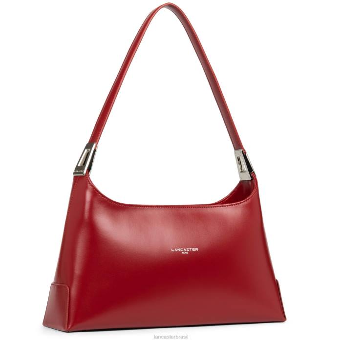 mulheres Lancaster Paris carmim bolsa baguete grande suave ace RBF41278