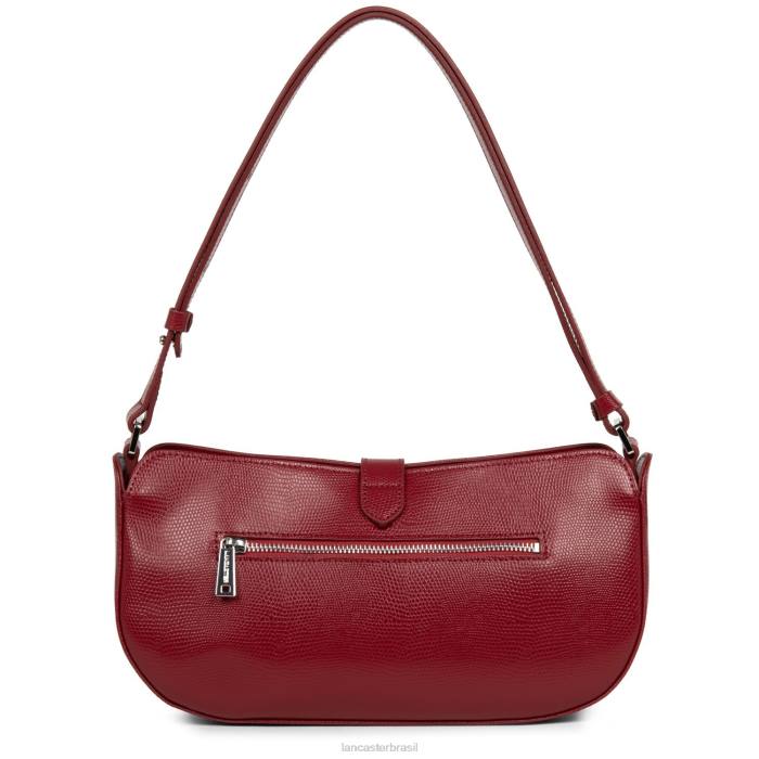 mulheres Lancaster Paris carmim bolsa baguete lucertola RBF44165