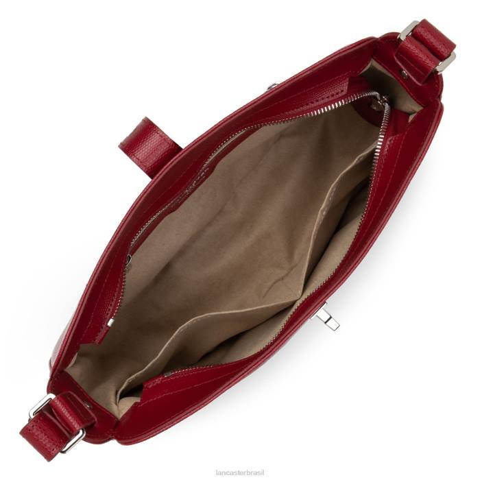 mulheres Lancaster Paris carmim bolsa baguete lucertola RBF44165