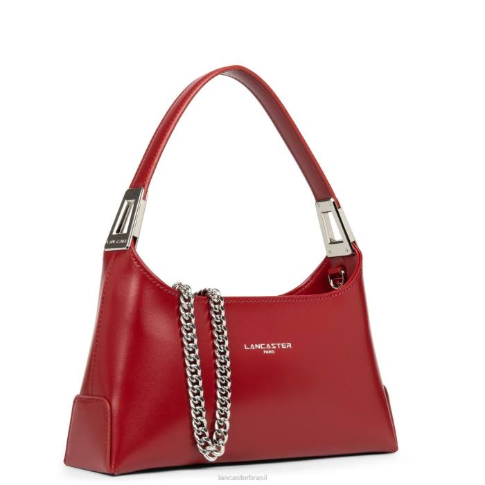 mulheres Lancaster Paris carmim bolsa baguete pequena suave ace RBF41275